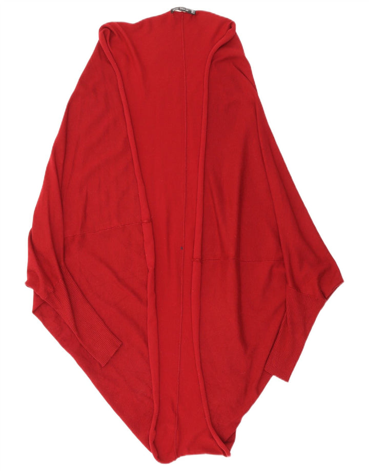 ZARA Pull long ouvert pour femme UK 14 Marron moyen