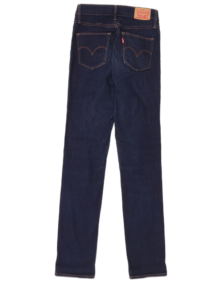 Levi's Jean Slim Amincissant Femme W26 L32 Bleu Marine Coton