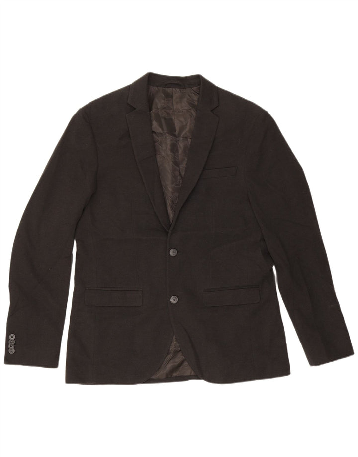 Jack & Jones Veste Blazer 2 Boutons Homme EU 50 Grand Noir Polyester