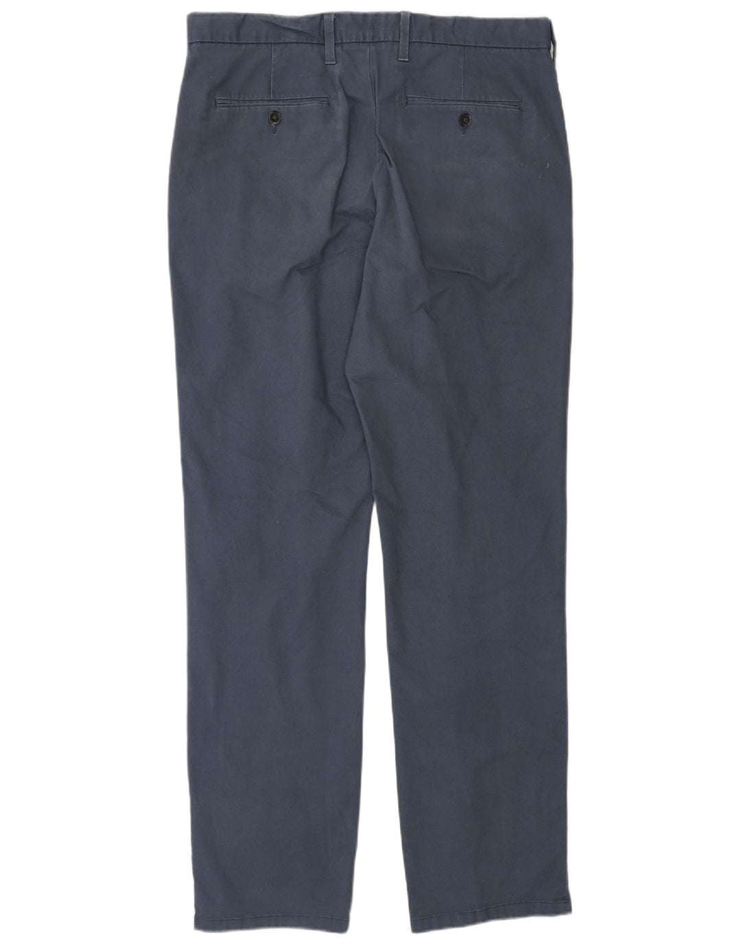 Marks & Spencer Pantalon Chino Coupe Regular Homme W34 L32 Bleu Coton