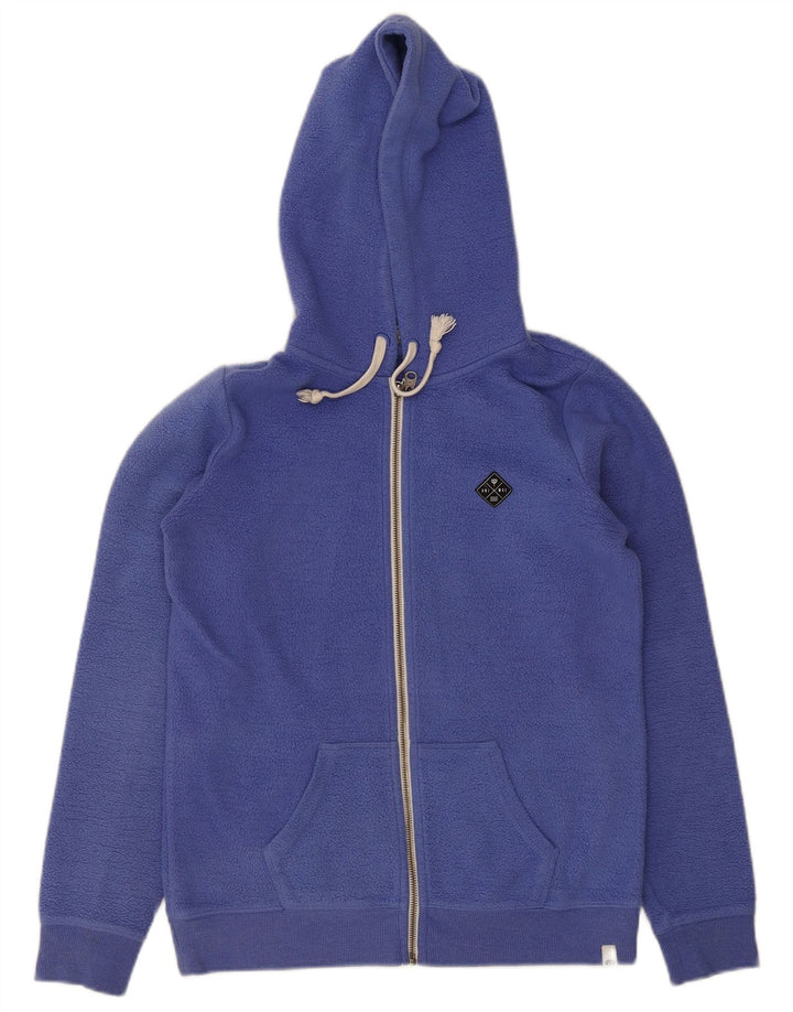 Veste polaire à capuche Animal Womens UK 8 Small Bleu Polyester