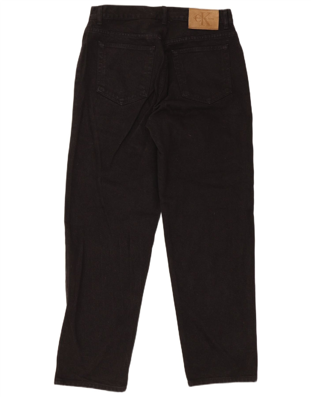 Calvin Klein Jean droit régulier pour hommes W32 L30 coton noir