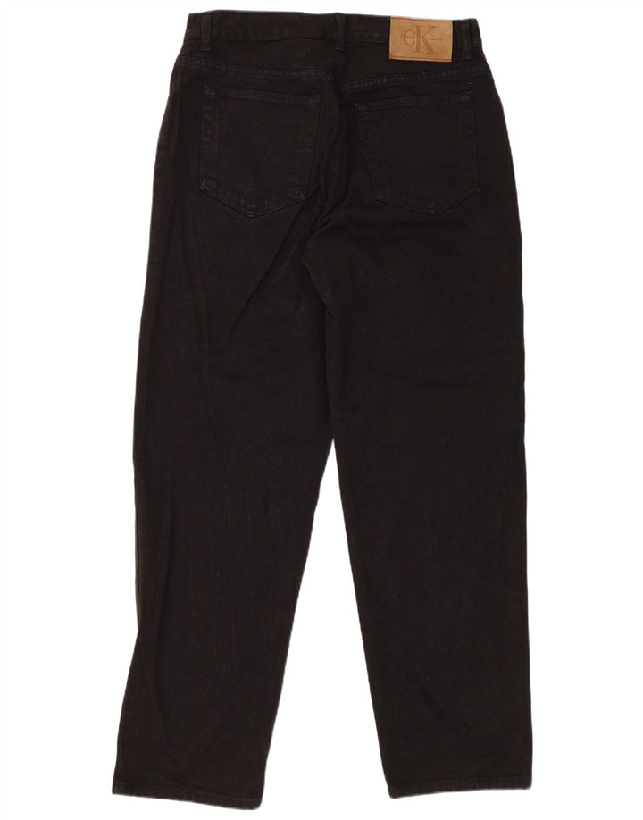 Calvin Klein Jean droit régulier pour hommes W32 L30 coton noir