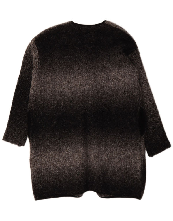Tommy Hilfiger Pull cardigan long surdimensionné pour femme UK 10 Petit Gris