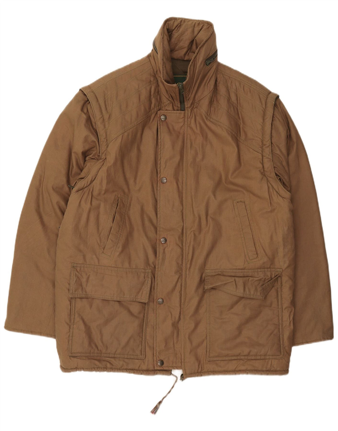 Veste matelassée à capuche vintage pour homme IT 52 XL Kaki