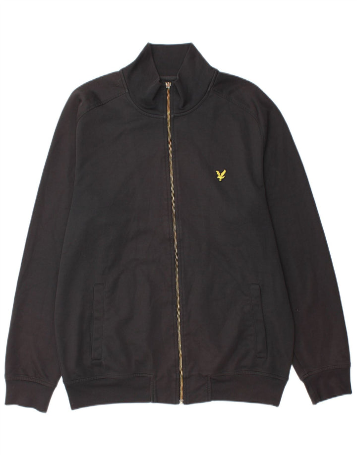 Lyle & Scott Veste de survêtement pour homme Taille L Noir Polyester
