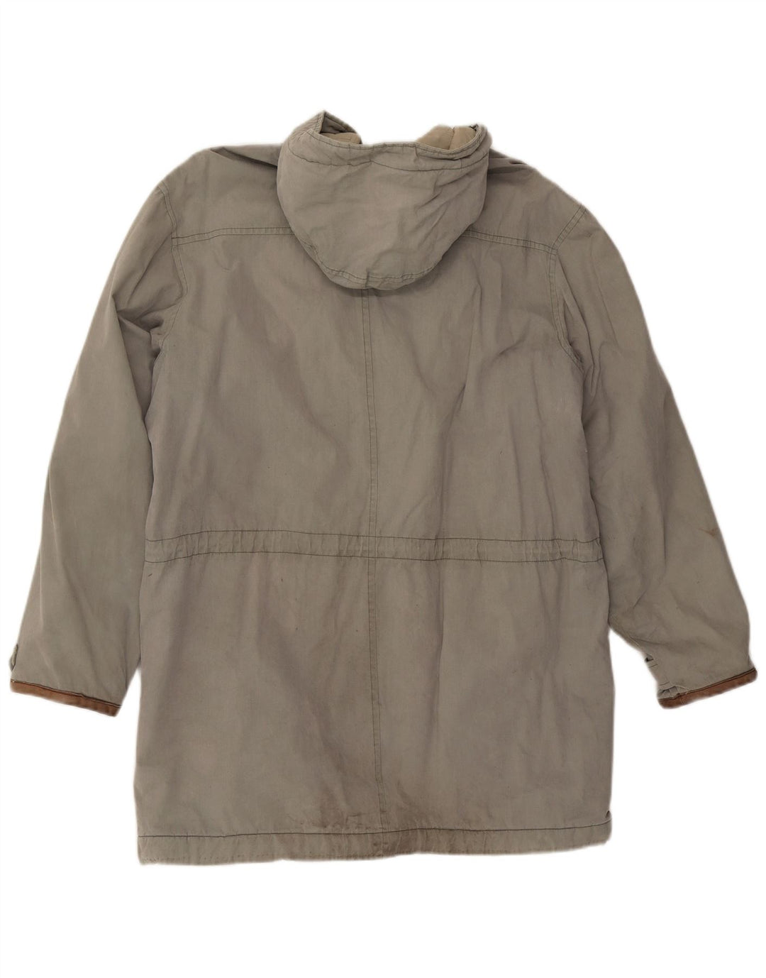 TIMBERLAND Manteau coupe-vent à capuche pour homme UK 38 Coton gris moyen