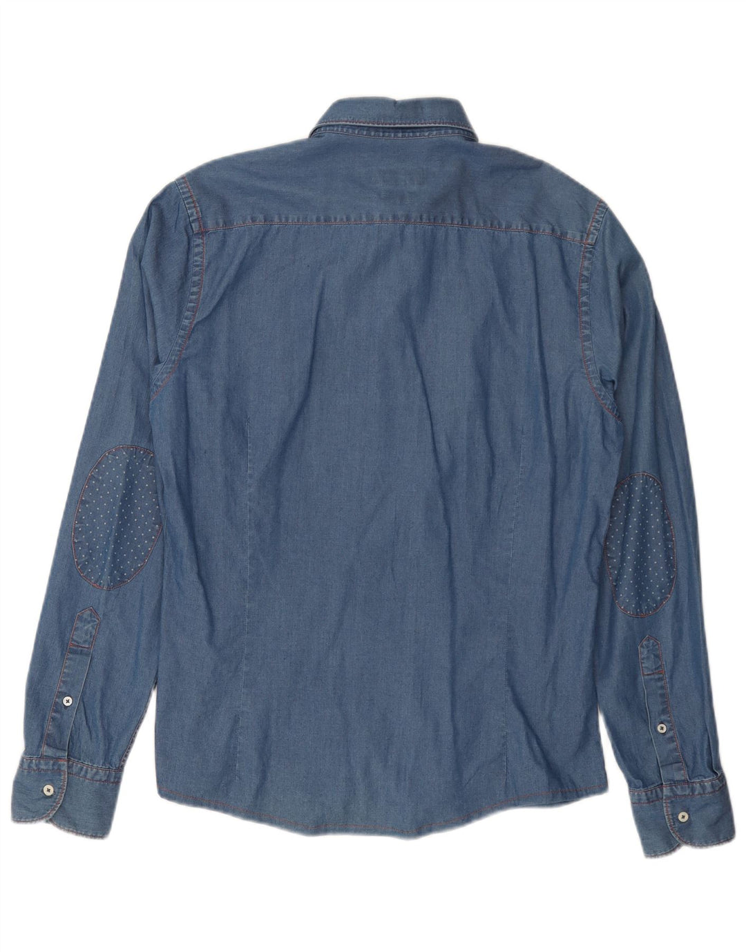 MASSIMO DUTTI Chemise En Jean Bleu Moyen Homme