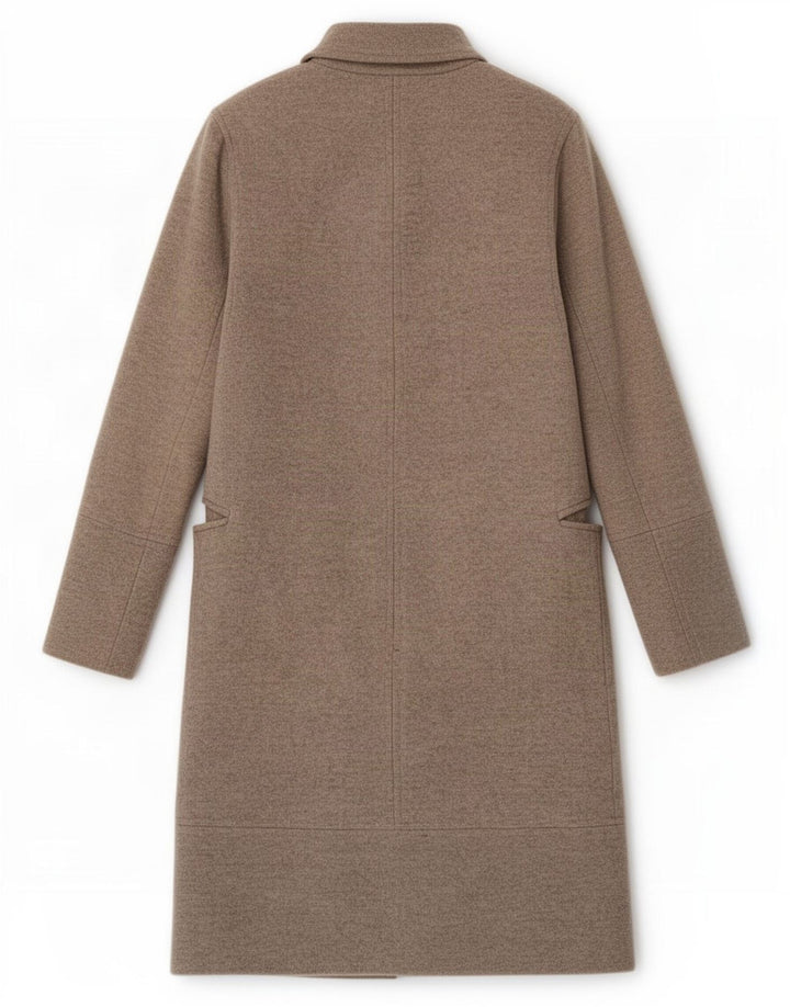 Oasis Manteau Femme UK 8 Petite Laine Grise