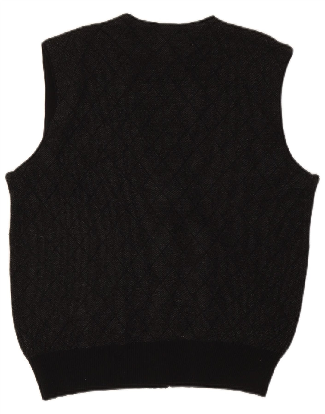 Paul & Shark Pull Cardigan sans Manches Homme Petit Gris Argyle/Diamant