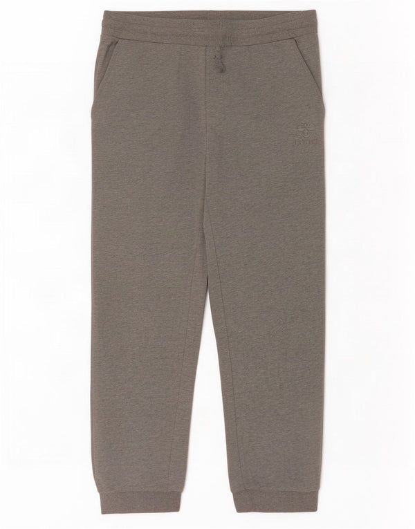 Hummel Pantalon de Survêtement Graphique Joggers Homme Gris Moyen Coton