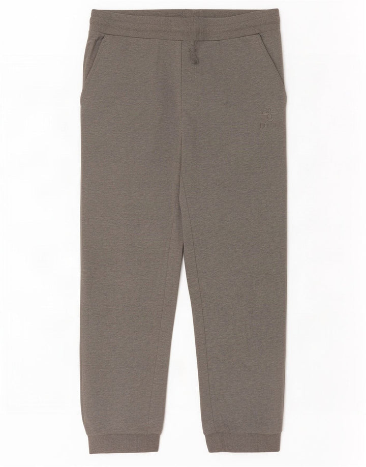 Hummel Pantalon de Survêtement Graphique Joggers Homme Gris Moyen Coton