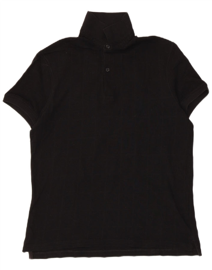 MASSIMO DUTTI Polo Homme Noir Moyen