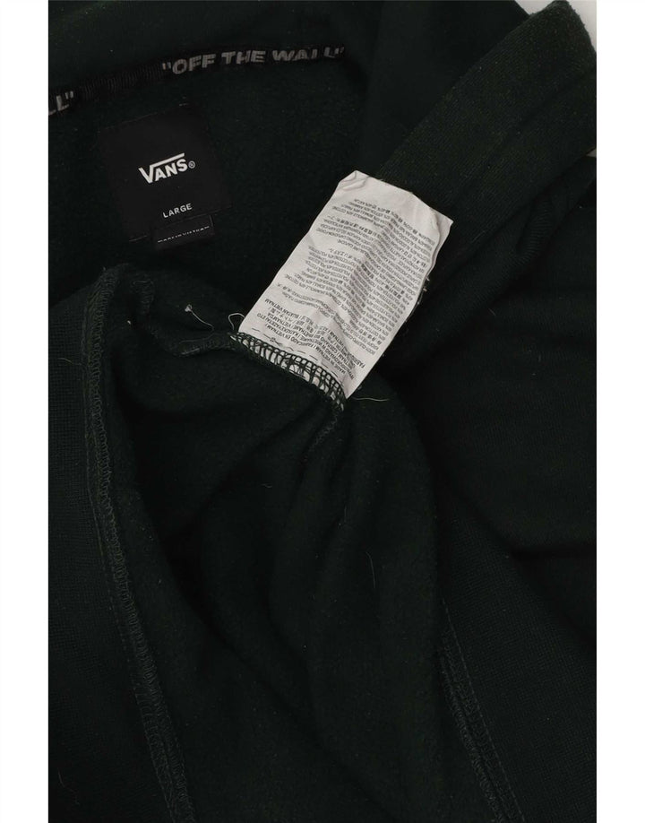 Vans Pull à capuche pour homme en coton vert Large