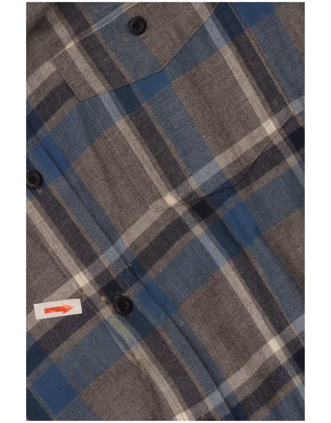 L.L.Bean Chemise en flanelle pour homme XL en coton à carreaux gris