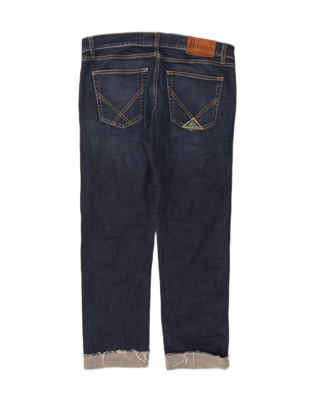 Roy Rogers Jean droit femme W35 L28 bleu marine coton