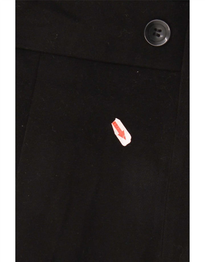 Marks & Spencer Manteau coupe régulière pour femme UK 10 Petit Noir Polyester