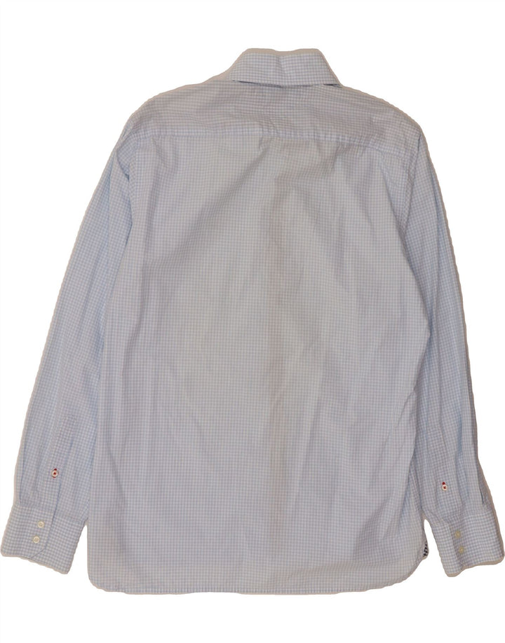 TOMMY HILFIGER Mens Shirt Large Blue Gingham Vintage Tommy Hilfiger and Second-Hand Tommy Hilfiger from Messina Hembry 