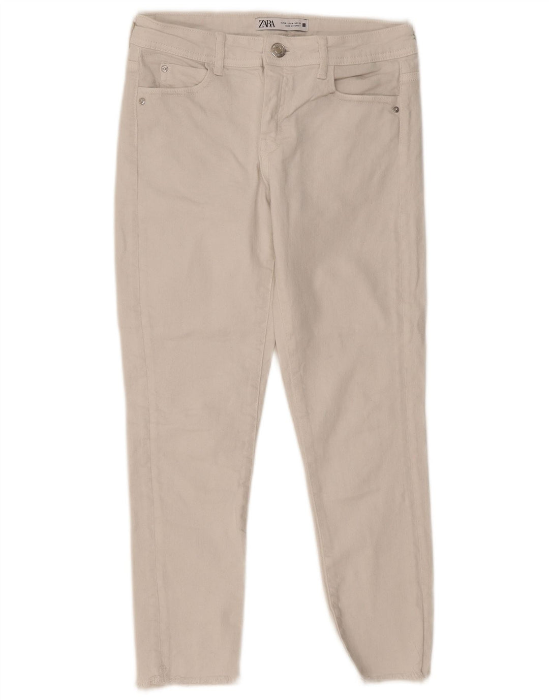 Jean court ZARA pour femme EU 36 XS W26 L24 Blanc