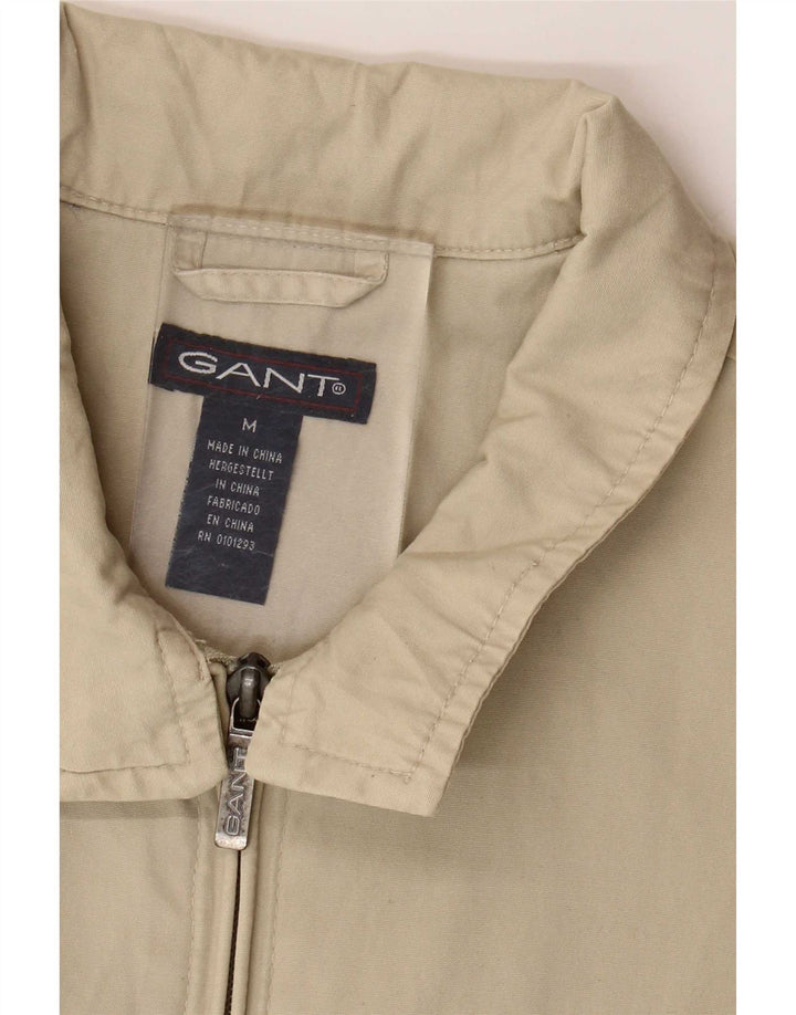 Gant Veste Bomber Homme UK 38 Coton Beige Moyen