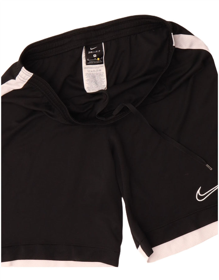 Nike Short de sport Dri Fit pour femme UK 14 Polyester color block noir moyen