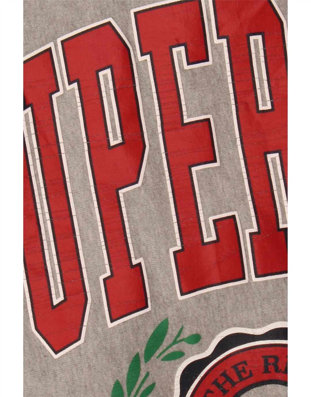 SUPERDRY Sweat-shirt graphique pour femme UK 8 Small Gris Colourblock