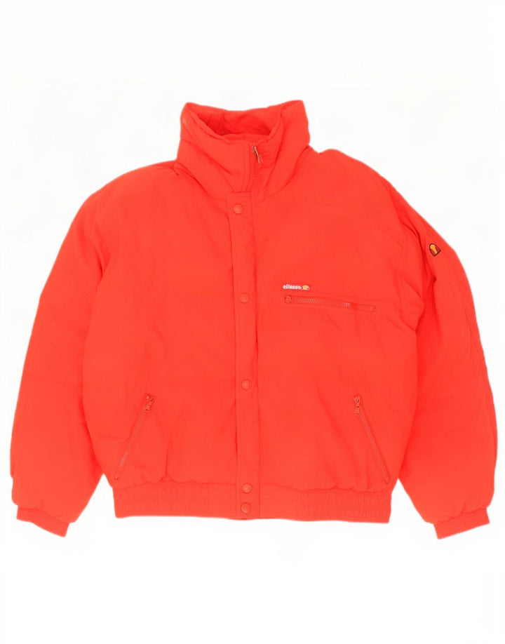 Ellesse Veste de ski rembourrée à capuche pour homme IT 50 Large Rouge