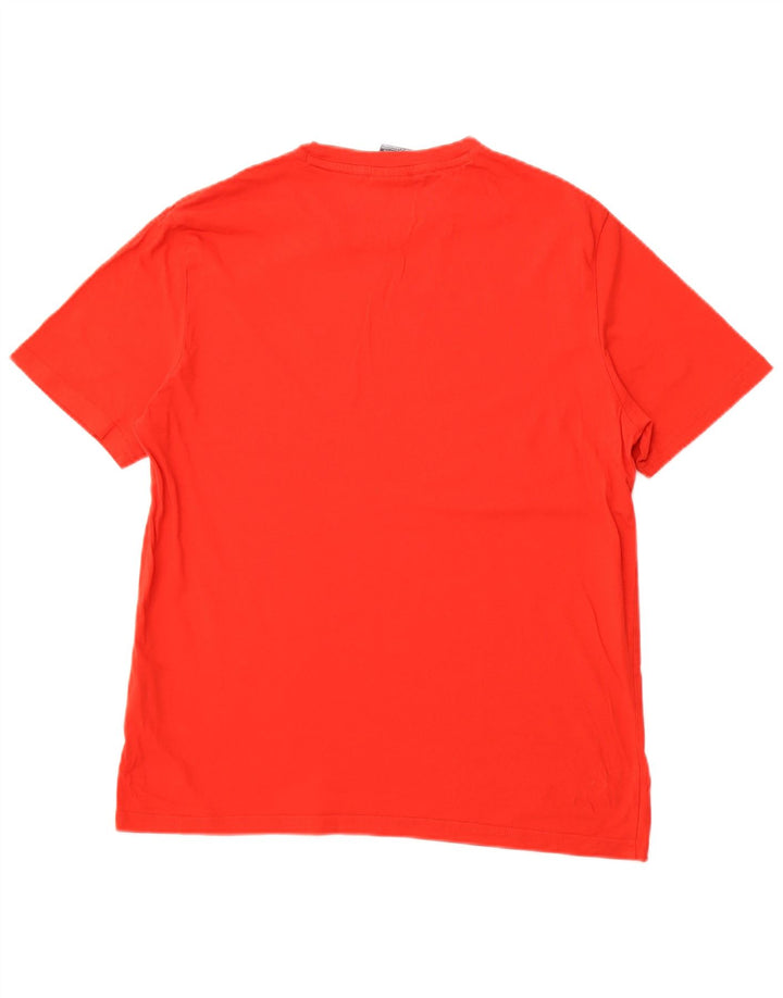 CHAMPION T-Shirt Homme Haut Large Rouge Coton