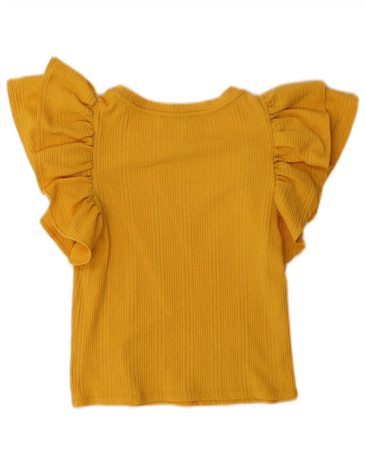 Zara Chemisier Femme UK 10 Petit Jaune