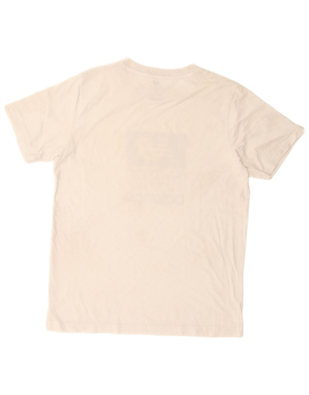 NEW BALANCE Mens Graphic T-Shirt Top Large White