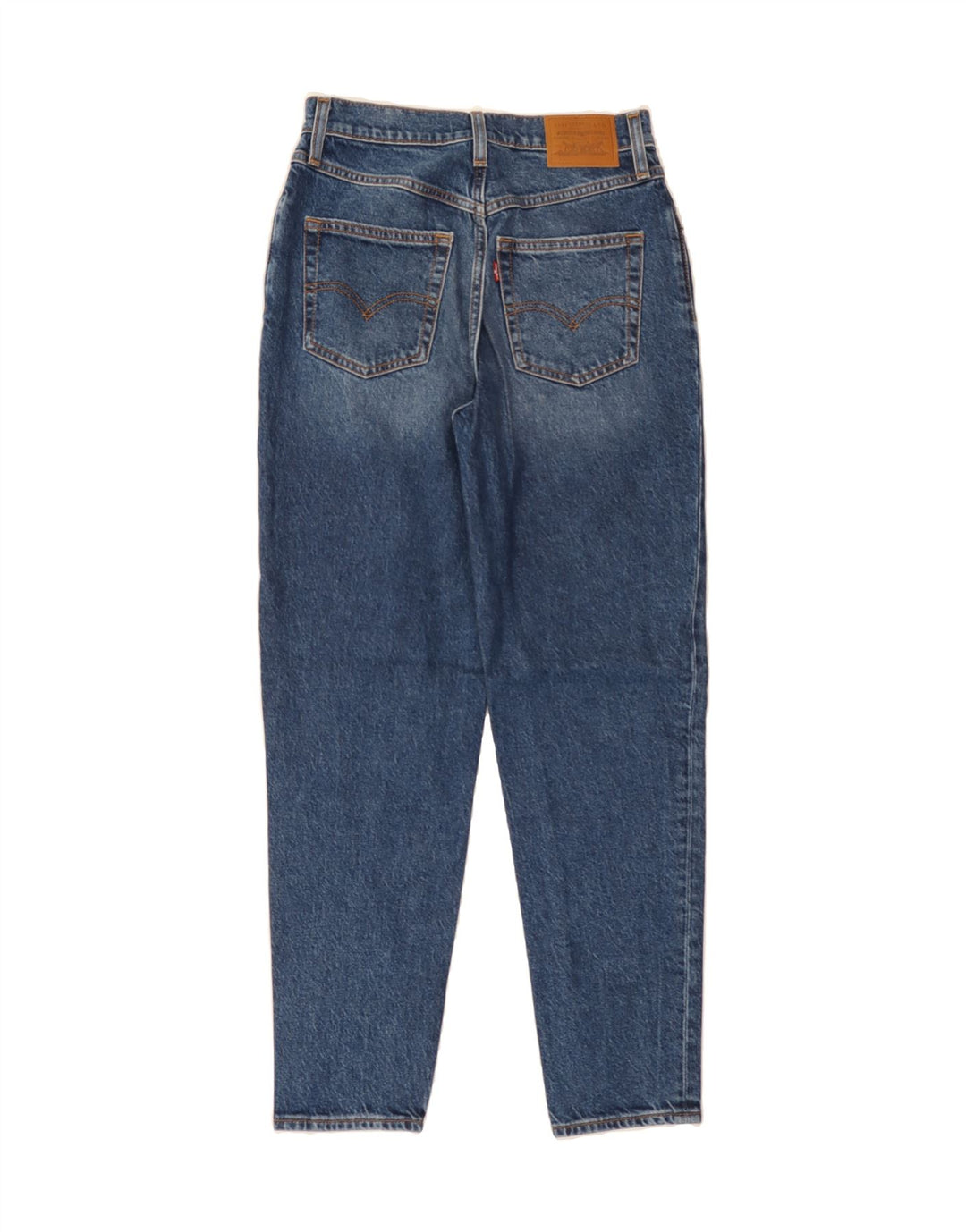 LEVI'S Womens Mom Tapered Jeans W26 L28 Blue Cotton Vintage Levi's and Second-Hand Levi's from Messina Hembry 