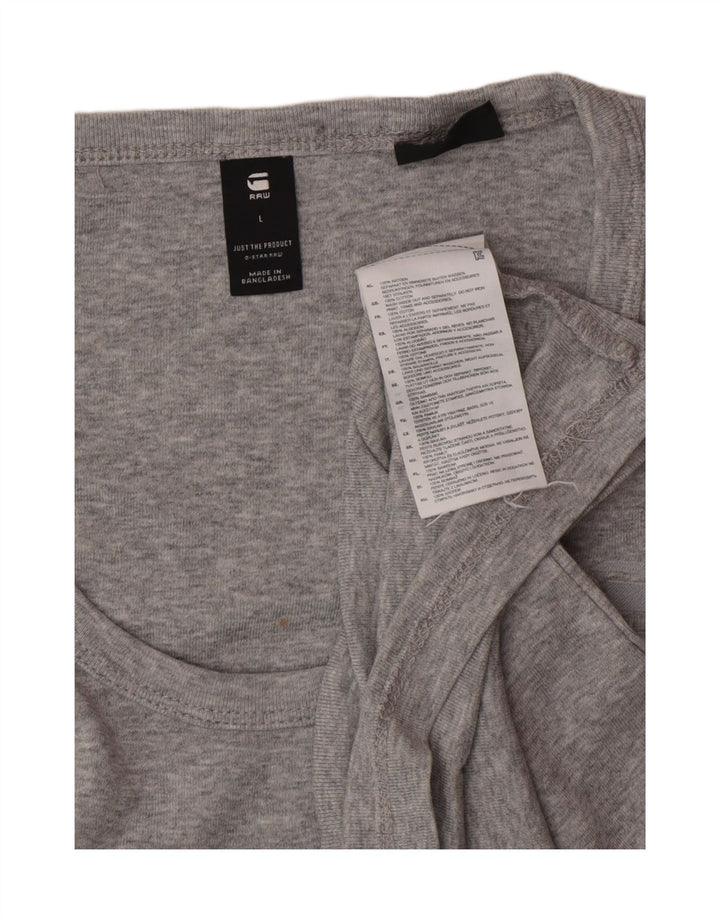 G-STAR Débardeur Homme Large Gris Coton