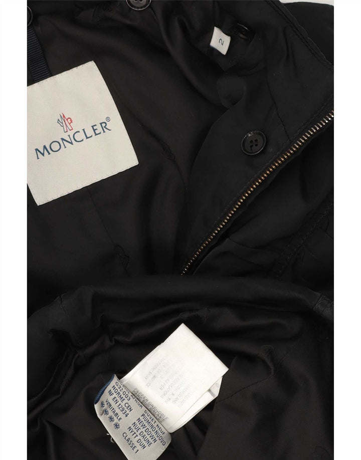 Moncler Veste matelassée femme taille 2 polyester noir moyen