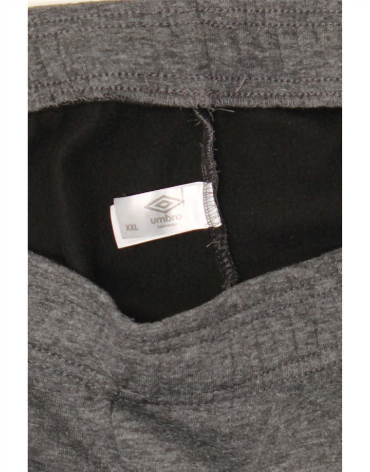 Umbro Pantalon de Survêtement Homme Joggers 2XL Gris Moucheté Polyester