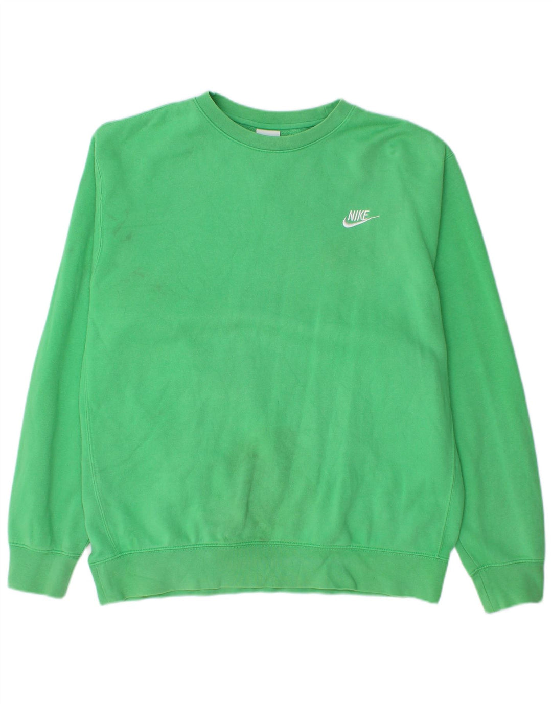 Nike Sweat-shirt coupe ample en coton vert moyen pour homme