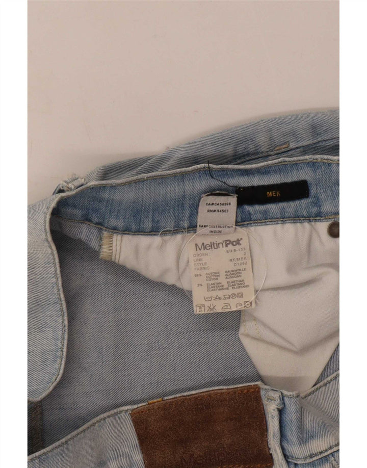 Meltin' Pot Jean droit homme W34 L32 bleu coton