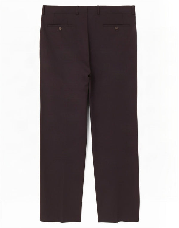 Hugo Boss Pantalon de costume droit pour homme IT 52 XL W36 L32 Laine noire