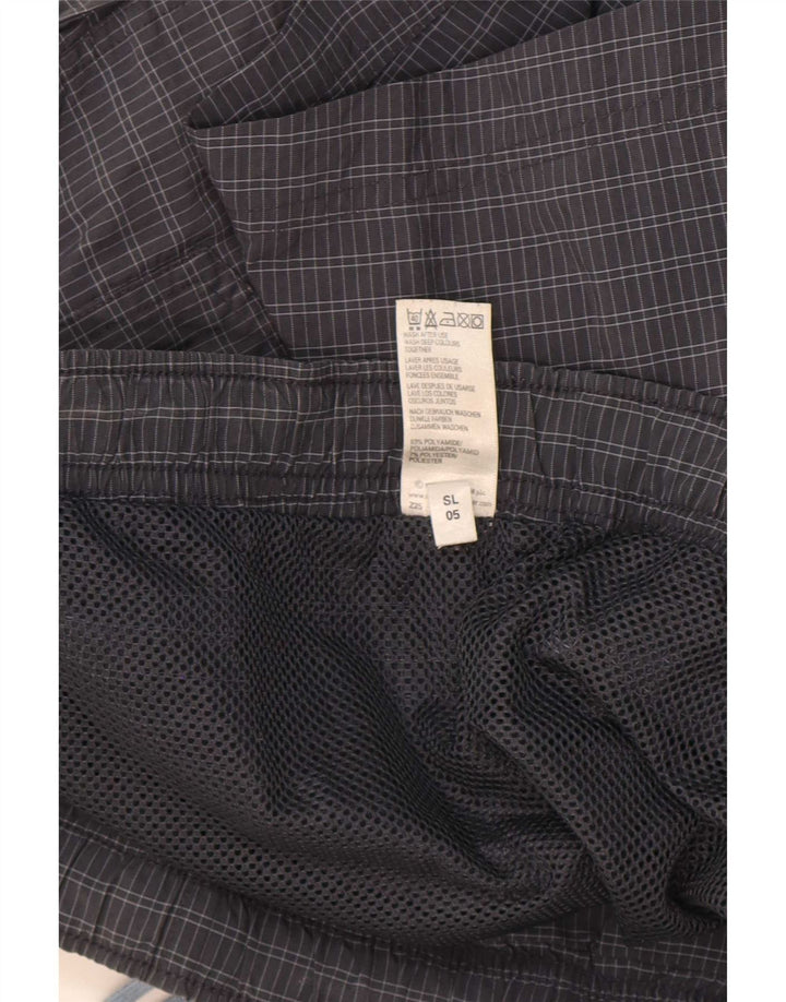 Marks & Spencer Short de Bain Homme Large Gris Carreaux Polyamide