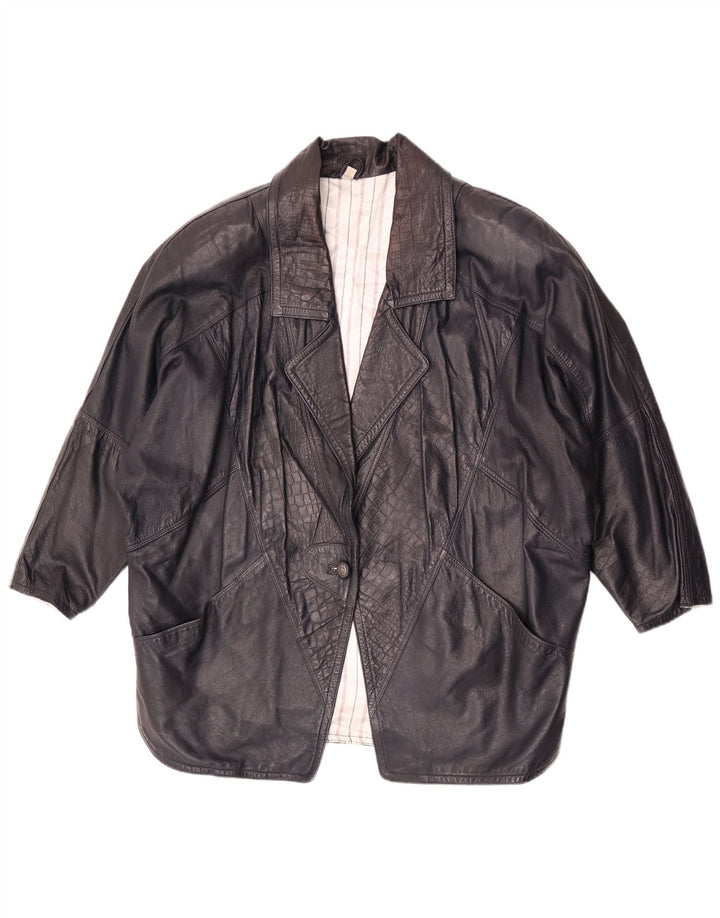 vintage Femme Veste surdimensionnée surdimensionnée EU 40 Moyen Violet