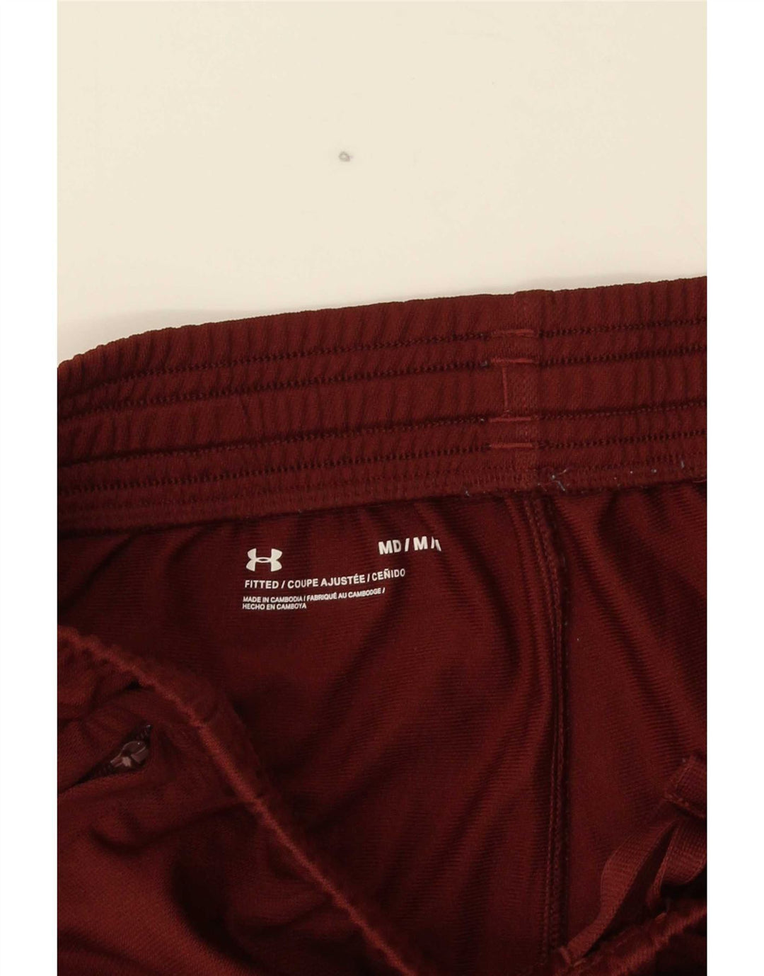 Under Armour Pantalon de Survêtement Fitted Homme Bordeaux Moyen