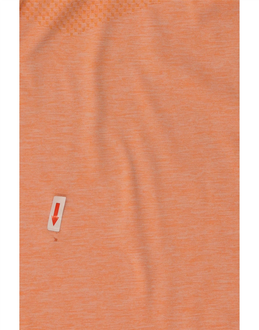 Nike Hommes Dri Fit T-Shirt Haut Petit Orange Rayé