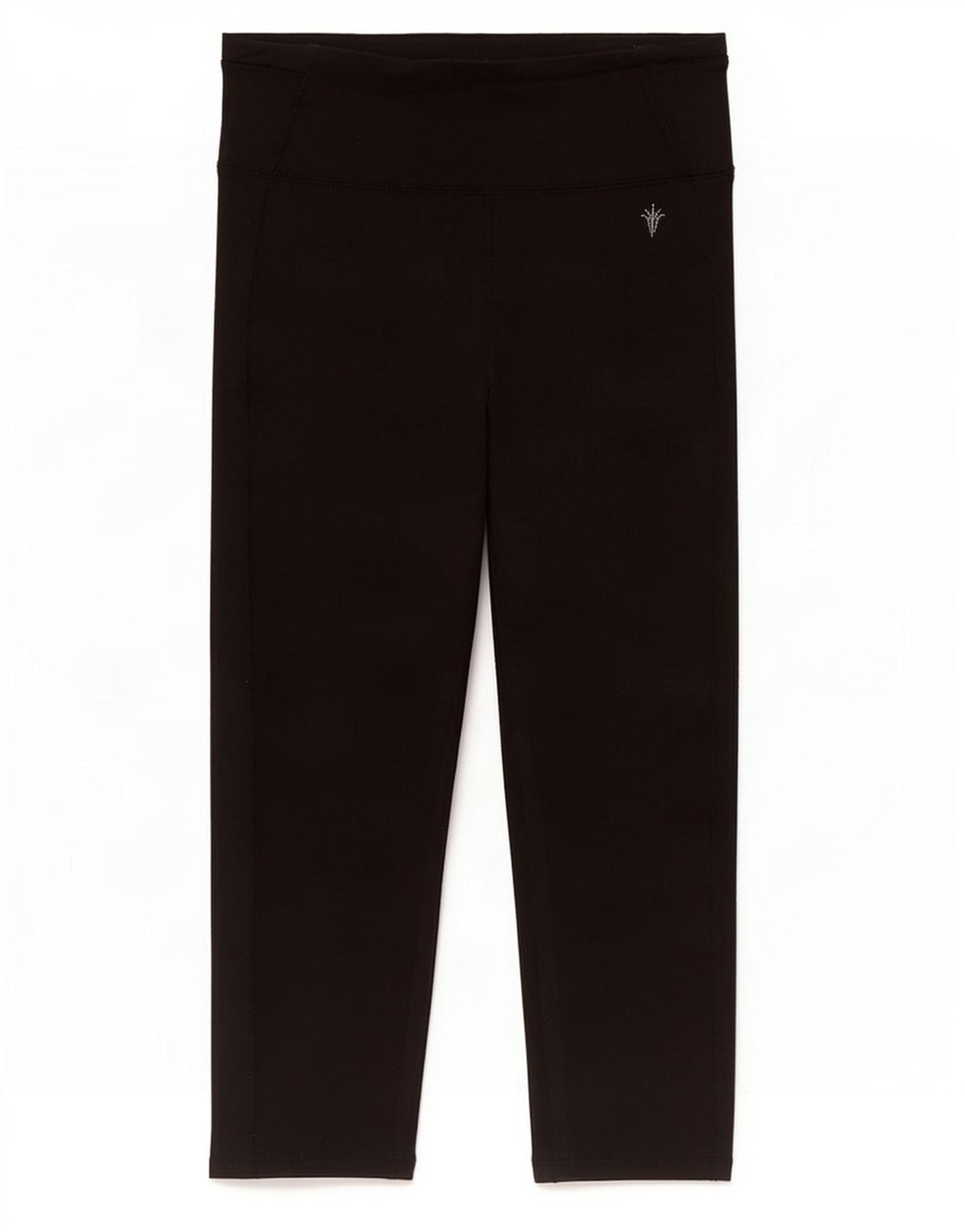 Marks & Spencer Leggings Capri Femme UK 12 Polyester Noir Moyen