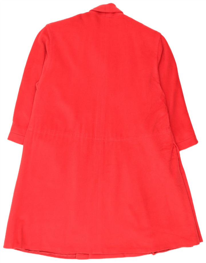 Gianfranco Ferre Manteau surdimensionné pour femme IT 40 Petite laine rouge