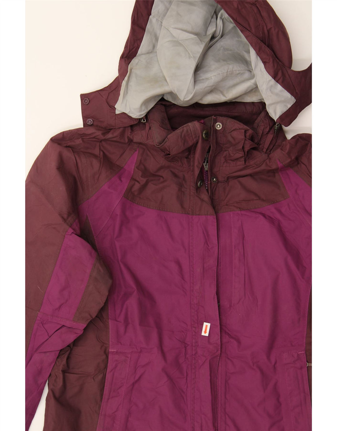 EDDIE BAUER Womens Weather Edge Windbreaker Jacket UK 10 Small Purple Vintage Eddie Bauer and Second-Hand Eddie Bauer from Messina Hembry 