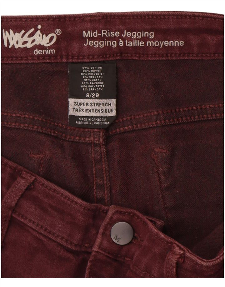 MOSSIMO Jean jegging taille moyenne pour femme US 8 Medium W29 L28 Coton marron