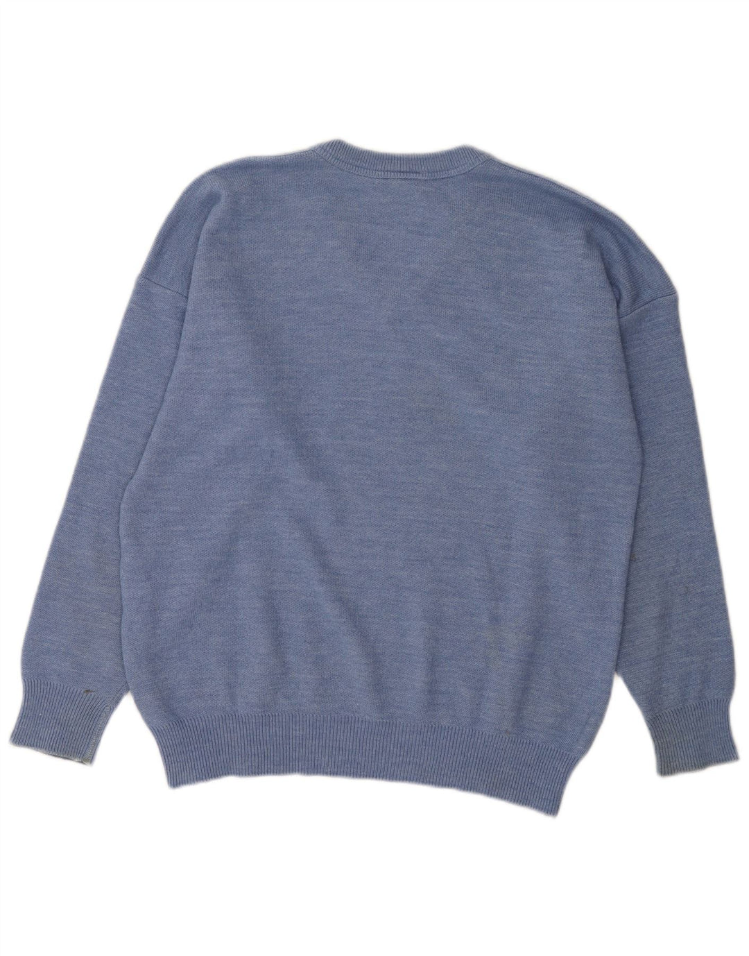 Lacoste Pull col V pour homme Taille 5 Grande laine bleue