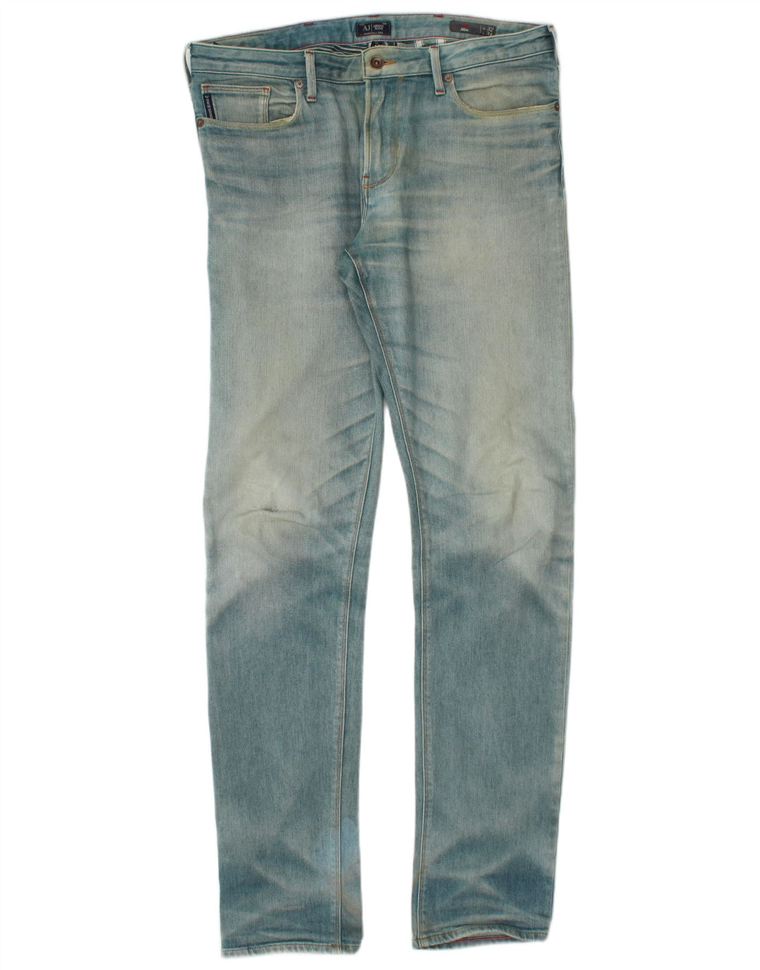 ARMANI Jean Slim Homme W32 L34 Bleu Coton