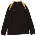 Nike Garçon Dri Fit Zip Neck Pull Survêtement Haut 8-9 ans Petit Noir