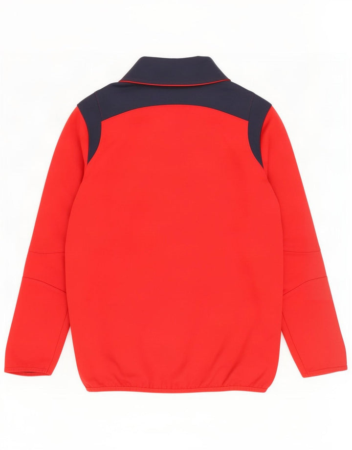 Canterbury Sweat-shirt graphique à col zippé pour homme, petit rouge