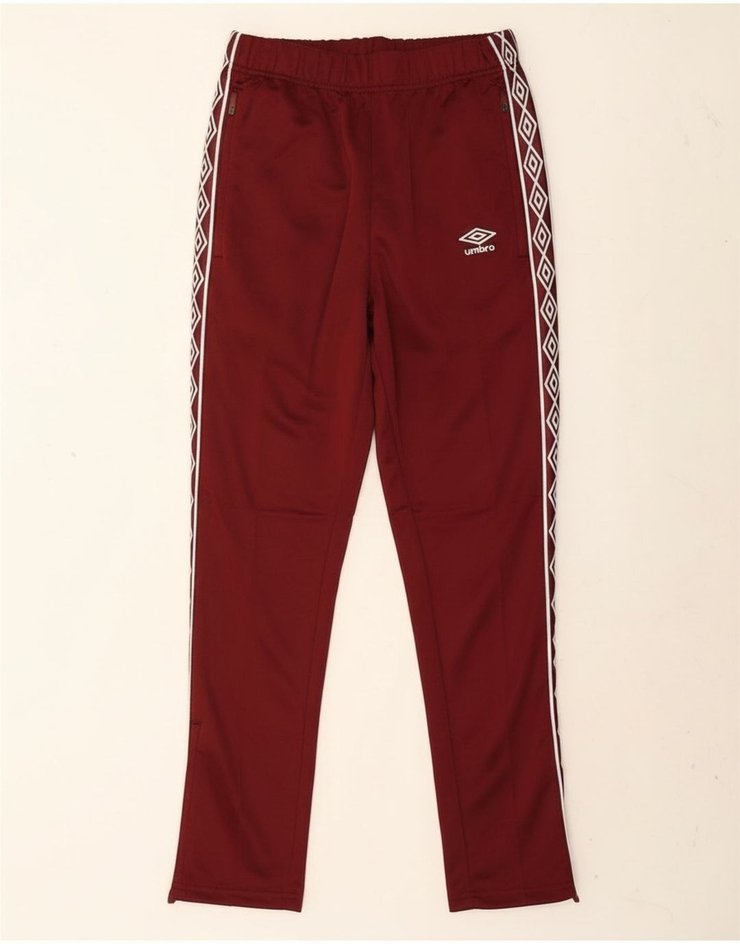 Umbro Pantalon de Survêtement Graphique Homme Petit Bordeaux Polyester